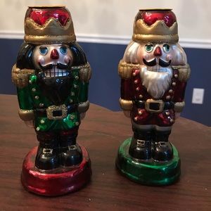 Dept.56 vintage nutcracker candle holders
